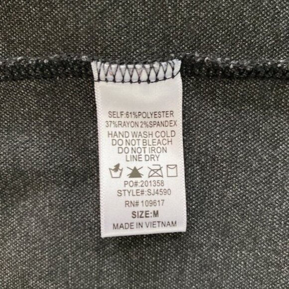 SHINESTAR Lightweight Long Gray Duster Cardigan Jacket Coat Medium - Picture 9 of 9